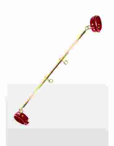 Taboom Spreader Bar with Ankle Cuffs Red