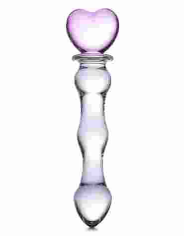 Dildo z zakończeniem w kształcie serca Glas Sweetheart Glass Dildo