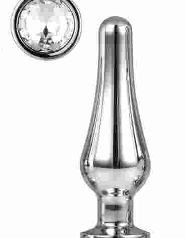 DREAMTOYS KOREK ANALNY GLEAMING LOVE SILVER PLEASURE PLUG M