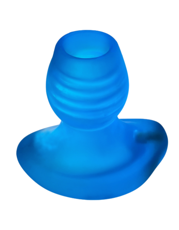 Oxballs - Glowhole-1 Hollow Buttplug with Led Light Large Blue