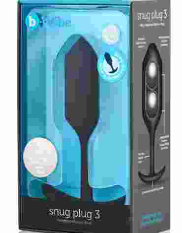 B-VIBE SNUG PLUG 3 BLACK