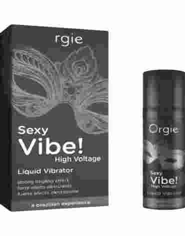 ORGIE Żel-SEXY VIBE! HIGH VOLTAGE - LIQUID VIBRATOR - 15 ML