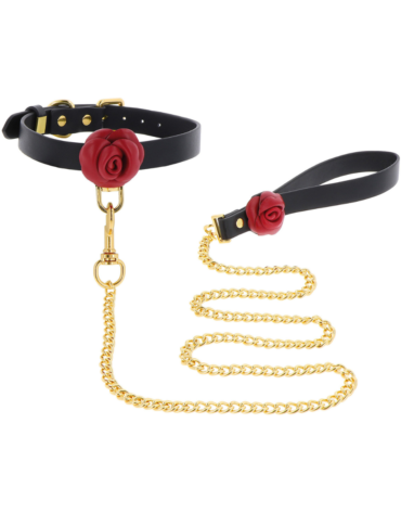 Taboom obróżka ze smyczą Wild Roses Collar & Leash