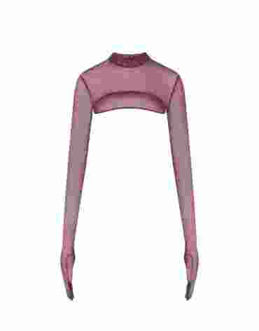 Promees Vivien burgundy top M/L