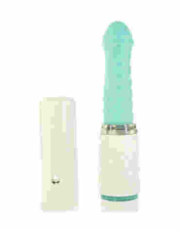 Pillow Talk Feisty Thrusting Vibrator Turquoise