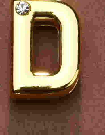 Litera do personalizacji obróżki lub kajdanek Upko Letter D
