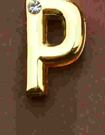 Litera do personalizacji obróżki lub kajdanek Upko Letter P