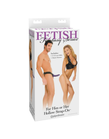 Fetish Fantasy Strap-on Series For Him or Her Hollow Strap-On Purple