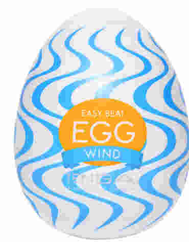 Elastyczny mini masturbator jajko Tenga Egg Wonder Wind EGG-W01