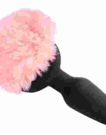 Tailz Pink Bunny Tail Vibrating Anal Plug