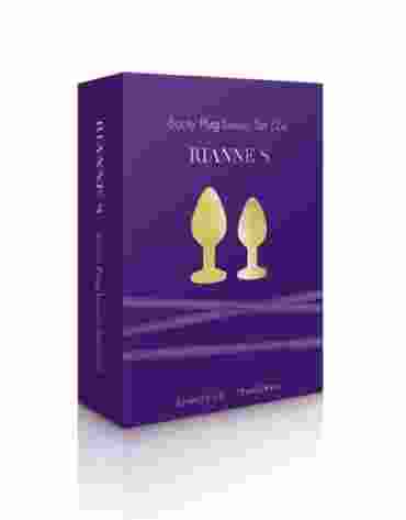 Rianne S - Booty Plug Luxury Set 2x Gold