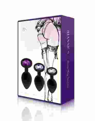 Rianne S - Booty Plug Set 3x Black