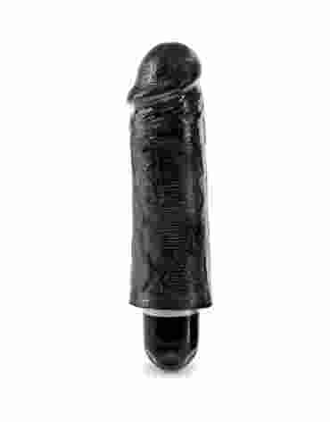 Kink Cock 5" Vibrating Stiffy Black