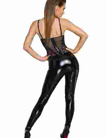 F200 PVC and tulle overall L