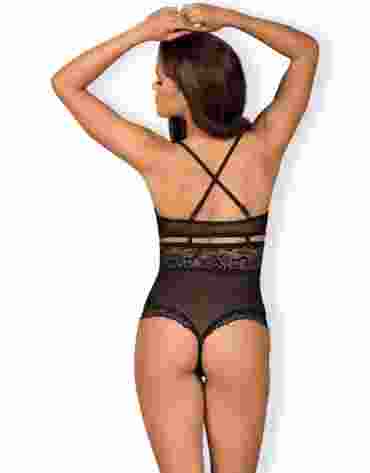 838-TED-1 body otwarte czarne L/XL