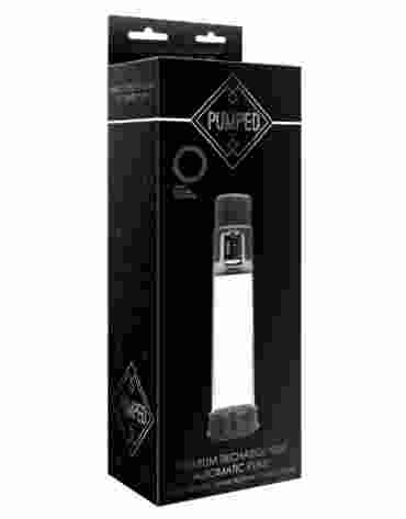 Shots Pumped Premium Rechargeable Automatic Pump Transparent