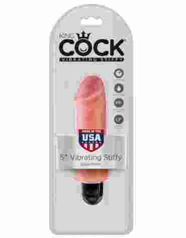 Kink Cock 5" Vibrating Stiffy Flesh