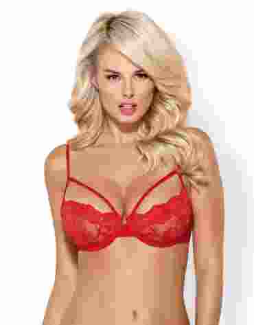 829-BRA-3 biustonosz czerwony L/XL