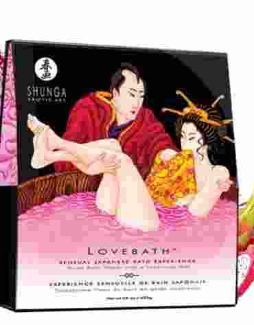Środek zmieniający wodę w galaretkę o zapachu pitaji Shunga Lovebath Dragon Fruit