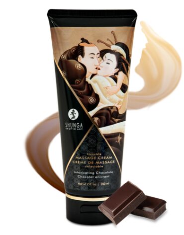 Jadalny krem do masażu Shunga Intoxicating Chocolate 200 ml