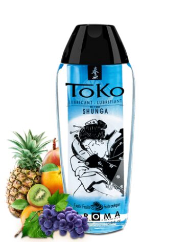 Jadalny lubrykant o smaku owoców egzotycznych Shunga Toko Aroma Personal Lubricant Exotix Fruits 165ml