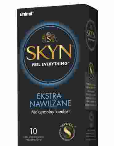 Unimil SKYN Ekstra Nawilżone nielateksowe (1op./10szt.)