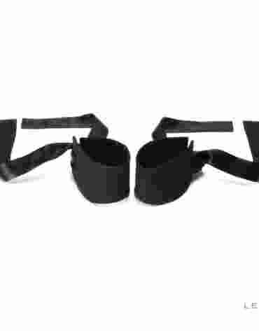 LELO - Etherea Silk Cuffs, czarne