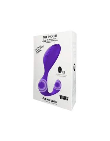 Adrien Lastic Wibrator Punktu G Mr.Hook + LRS Lila