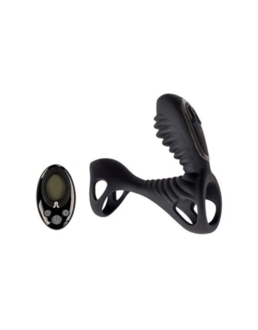 Adrien Lastic Pierścień Uciskowy na Penisa Gladiator F + LRS Black