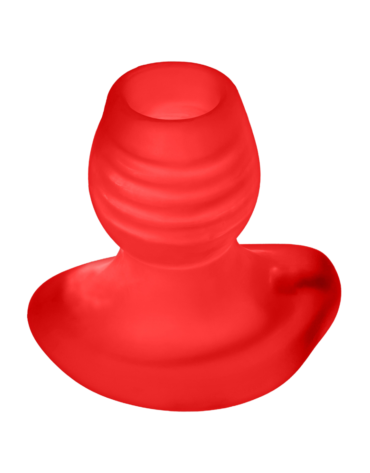 Oxballs - Glowhole-1 Hollow Buttplug with Led Light Large Red