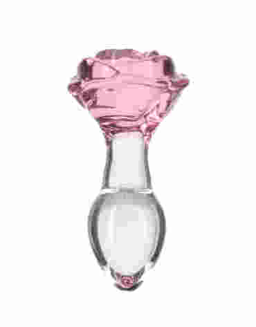 Pillow Talk Rosy Luxurious Glass Anal Plug
