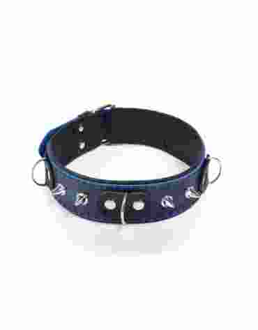 Whips Obroża Crazy Horse Blue S