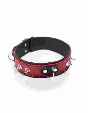 Whips Obroża Crazy Horse Red L