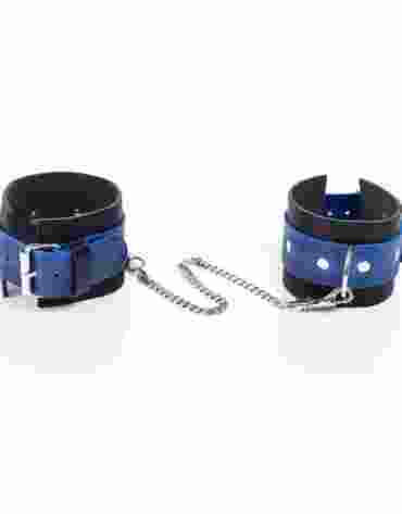 Whips Kajdanki Crazy Horse Blue L