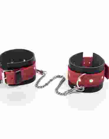 Whips Kajdanki Crazy Horse Red L