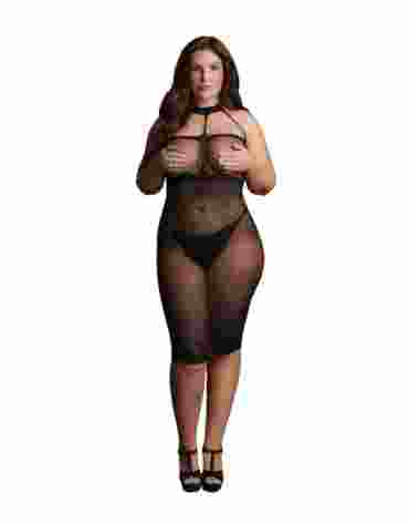 Le Désir High neck dress Black OSX