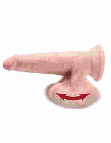 King Cock 3D Cock Swinging Balls 6 Inch