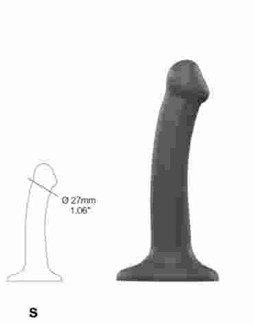 Dildo Mono Density Matte Grey S