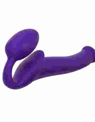 Strap-on-me Silicone bendable strap-on Purple M