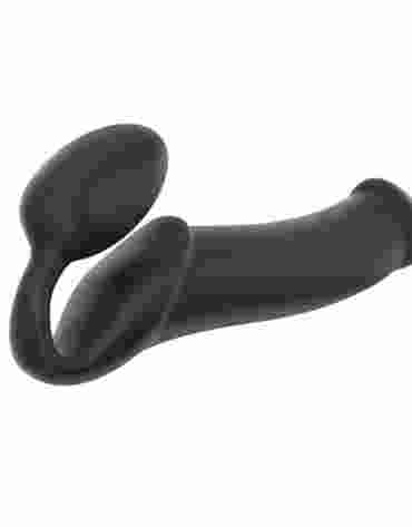Strap-on-me Silicone bendable strap-on Black XL
