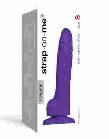 Soft Realistic Dildo Purple S