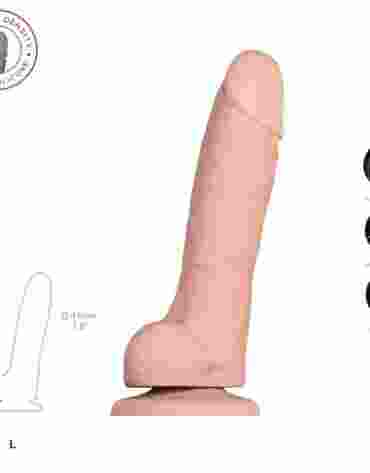 Soft Realistic Dildo Vanilla L