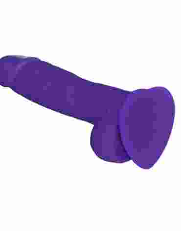 Soft Realistic Dildo Purple XL