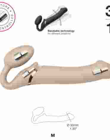 Vibrating Strap-on Vanilla M