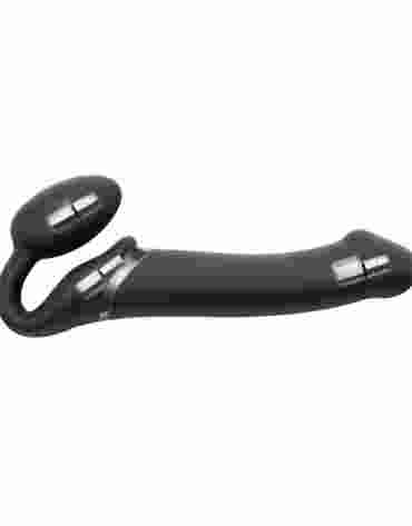 Vibrating Strap-on Black M