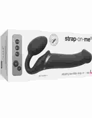 Vibrating Strap-on Black L