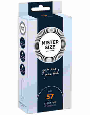 Mister.Size Condoms 57 mm 10 Pieces