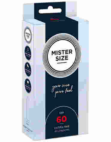 Mister.Size Condoms 60 mm 10 Pieces