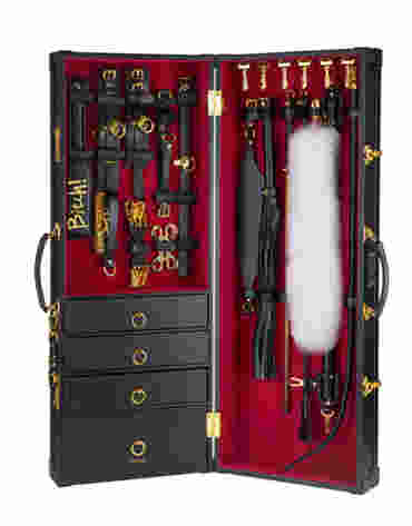Walizka pełna akcesoriów BDSM Upko Luxury BDSM Vertical Trunk Kit