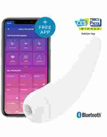 Satisfyer Curvy 2+ White with App incl. Bluetooth and App